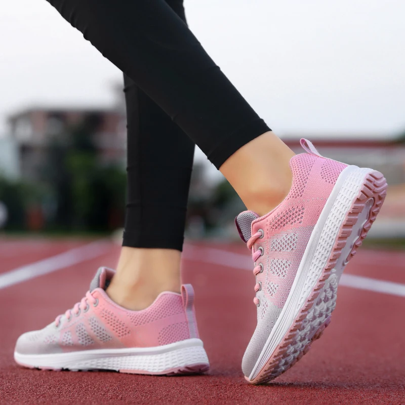 Women Sport Shoes Fashion Platform Sneakers Ladies Spring Summer Flats Running Shoes for Women Casual Shoes Mesh Jogging Tennis 6