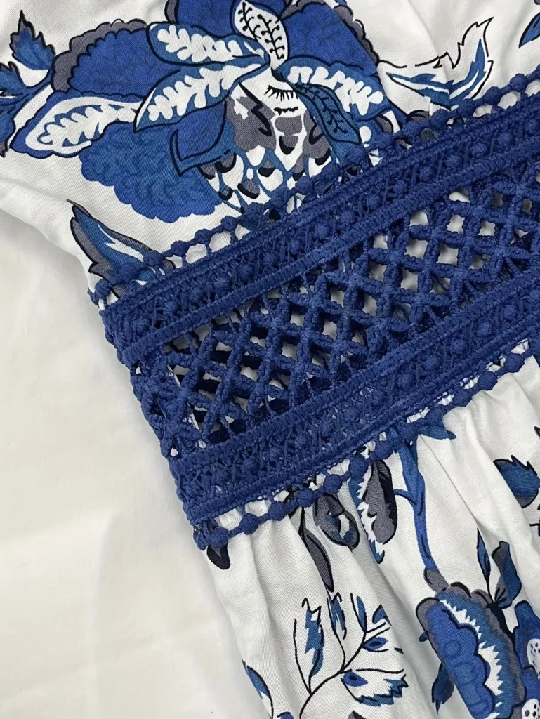 Spring/Summer New Arrival Elegant and Casual Sweet Lovely Beach Vacation Cruise Wear Perfect for Dates & Honeymoons Lace Splicin 5