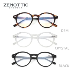 ZENOTTIC Anti Blue Light Blocking Reading Glasses Women Men Anti-Glare Presbyopic Computer Eyeglasses Diopter from +0 to +4.0