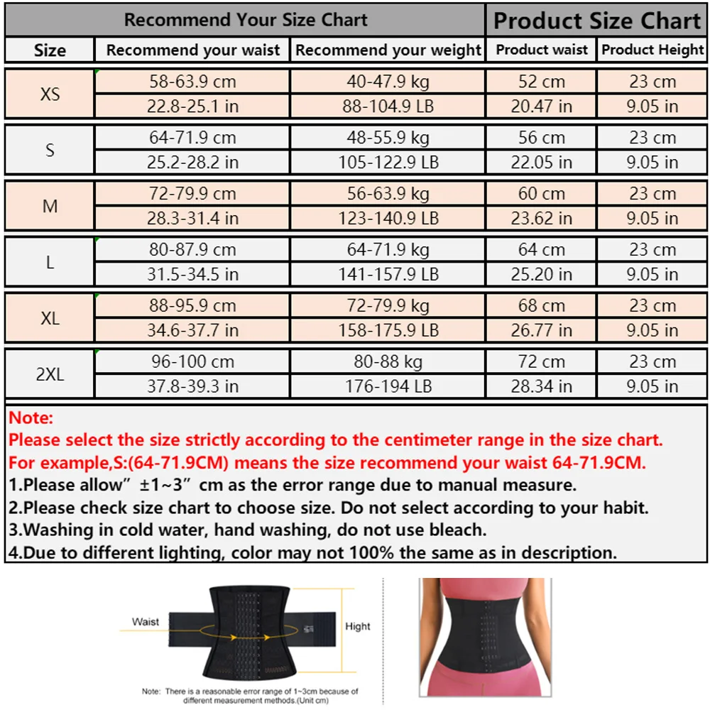 Shapewear Women Corset Belts Waist Trainer Body Shaper Double Tummy Control Slimming Sheath Flat Belly Reductive 3