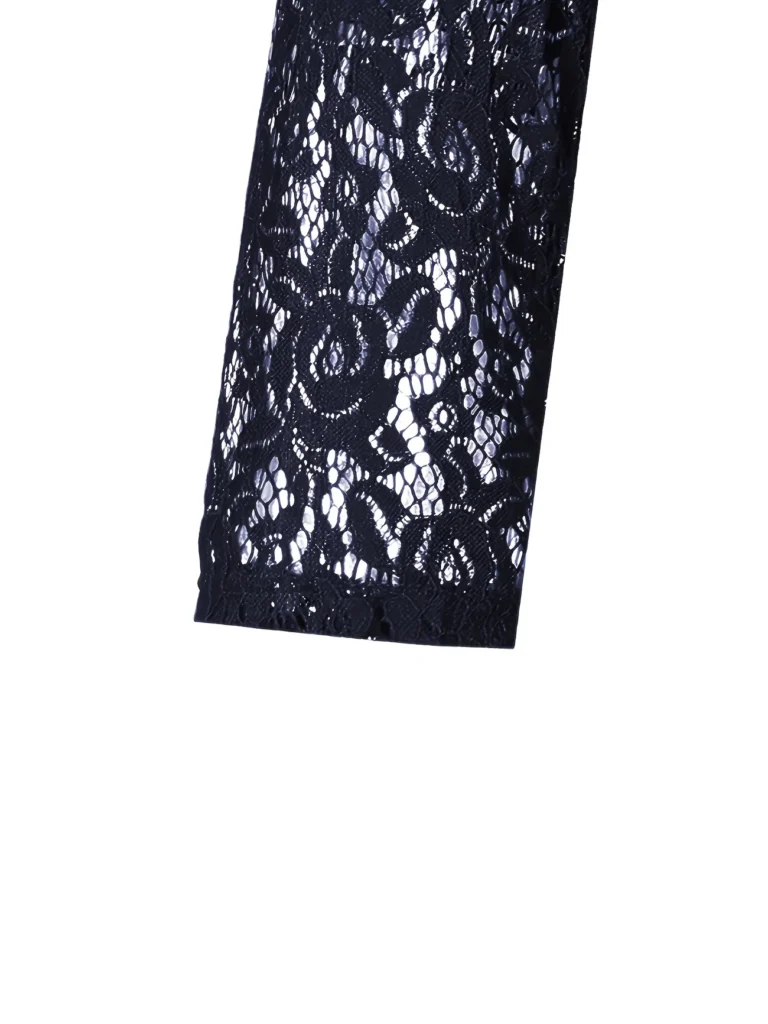 Women Elegant Autumn V-Neck Three-quarter Sleeve Cocktail Party Solid Knee Length Swing A-Line Party Dresses 6