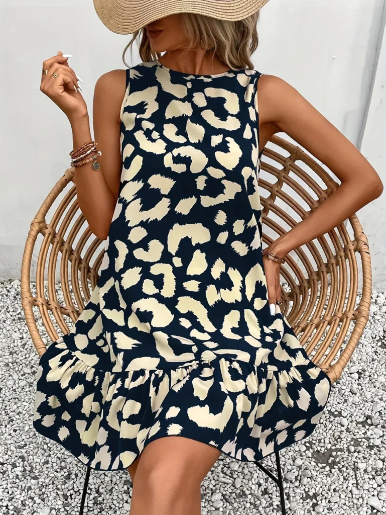 Women's Back Strap Casual Dress Sleeveless Floor-Length Gown for Summer Evening Party Prom Vintage Style 3