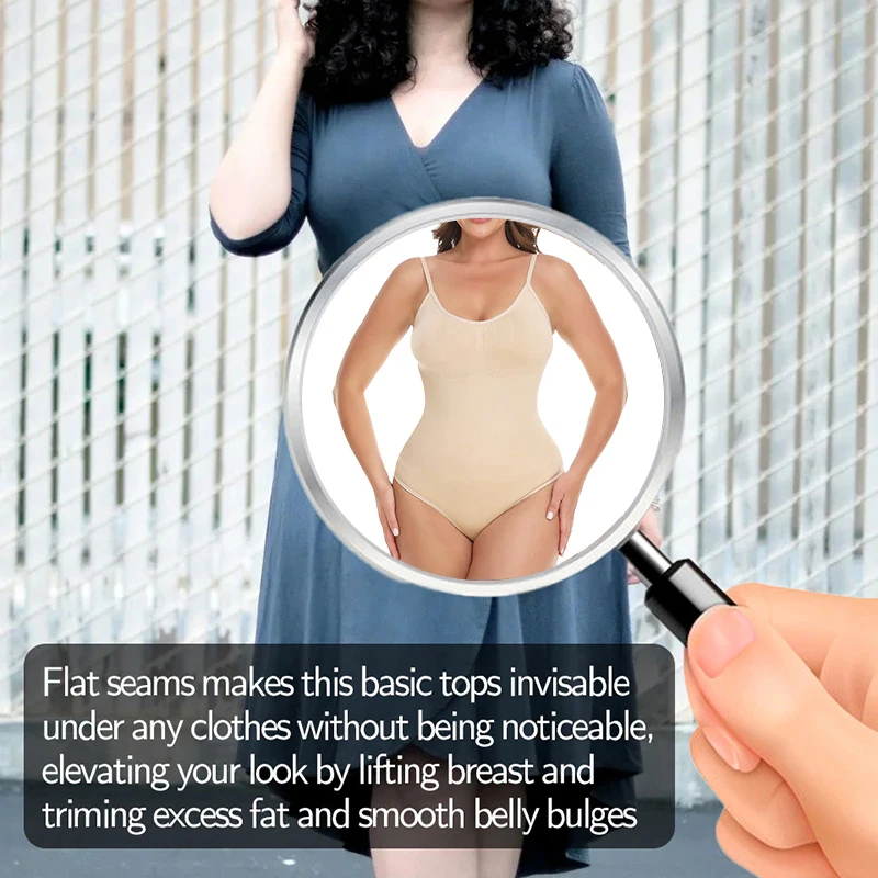 Smoothing Shapewear Bodysuit for Women Faja Full Body Shaper Thong Soft Body Shaping Sculpting Breast Slimming Underwear 6
