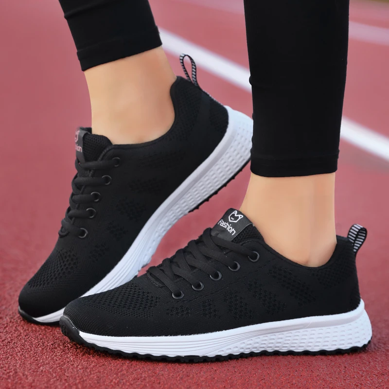 Women Sport Shoes Fashion Platform Sneakers Ladies Spring Summer Flats Running Shoes for Women Casual Shoes Mesh Jogging Tennis 5