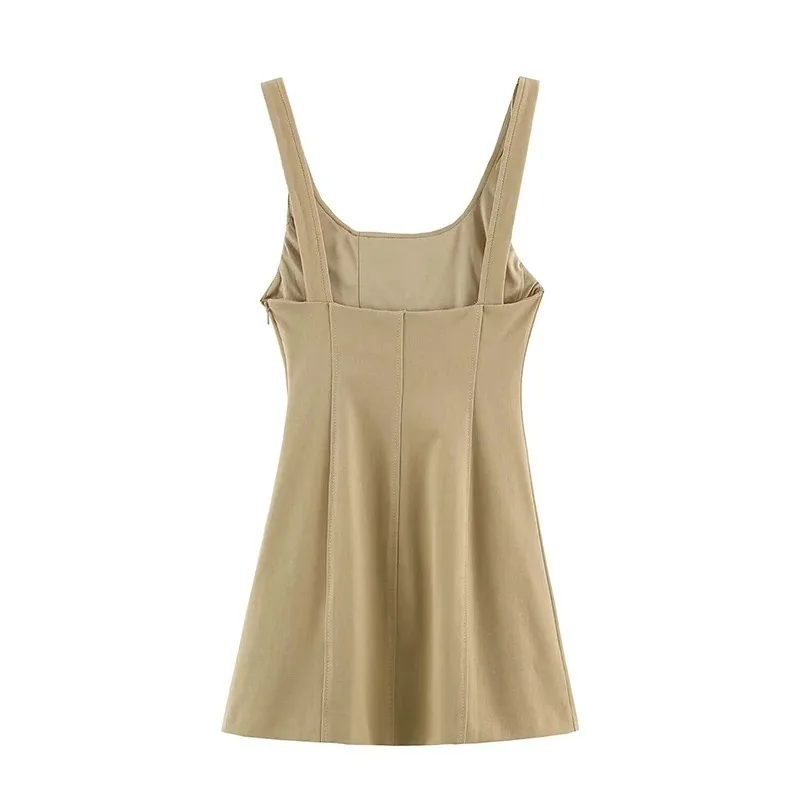 2026 New Fashion Minimalist Outfit Dress Summer Women Slim Retro Elegant Ball Mini Street Chic Travel Dresses for Daily Wear 4