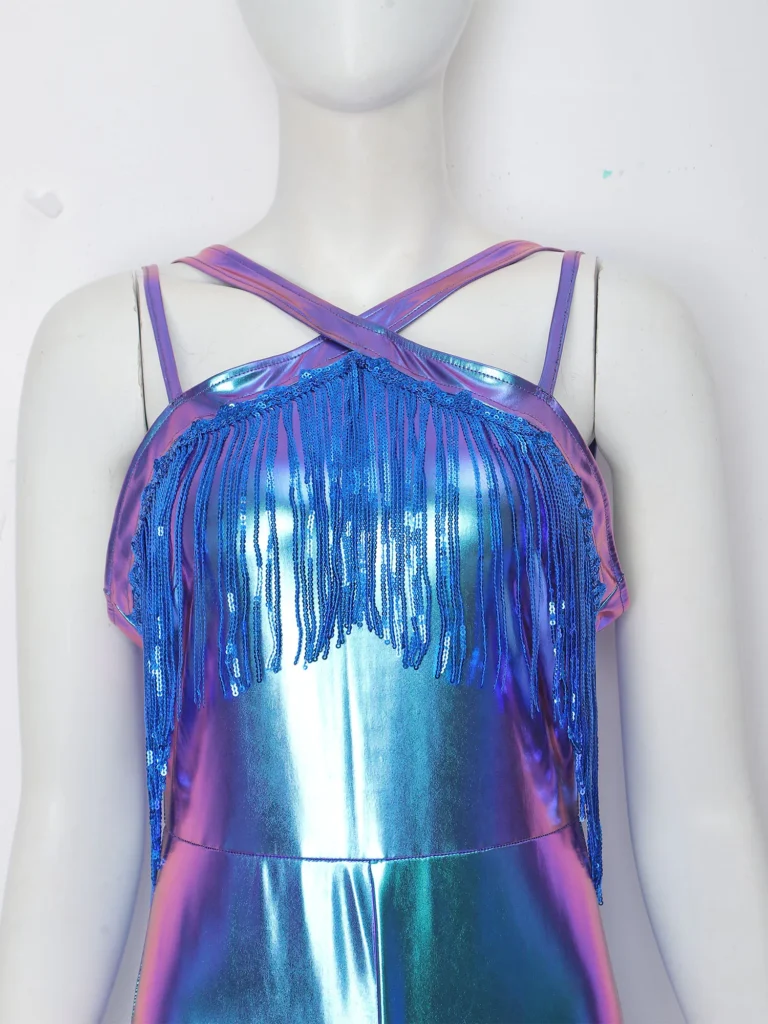 Golden Hour Metallic Tassel Disco Jumpsuit 5